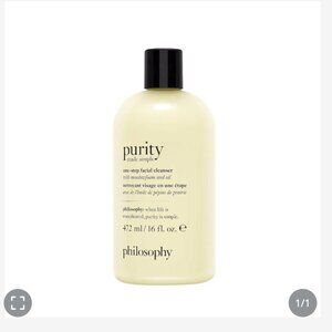 Philosophy purity made simple one-step facial cleanser NEW  16 OZ
